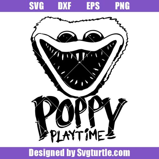 Poppy Playtime Huggy Wuggy Svg