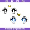 Sailor-moon-luna-eyes-bundle-svg,-sailor-moon-luna-face-svg