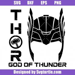 Thor Helmet Svg, Thor Logo Svg, Thor Love and Thunder Svg