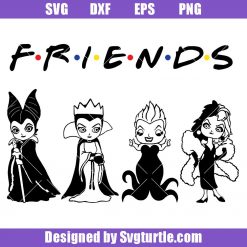 Villain Friends Svg, Villain Ladies Svg, Ladies of Evil Svg