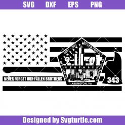 343 Pentagon Never Forget Svg