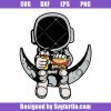 Astronaut-moon-burger-svg,-funny-astronaut-svg,-space-svg