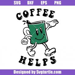 Coffee Smiley Face Svg