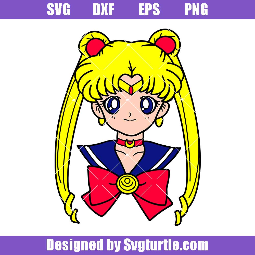 Girl Sailor Moon Anime Svg, Girl Anime Svg, Sailor Moon Svg