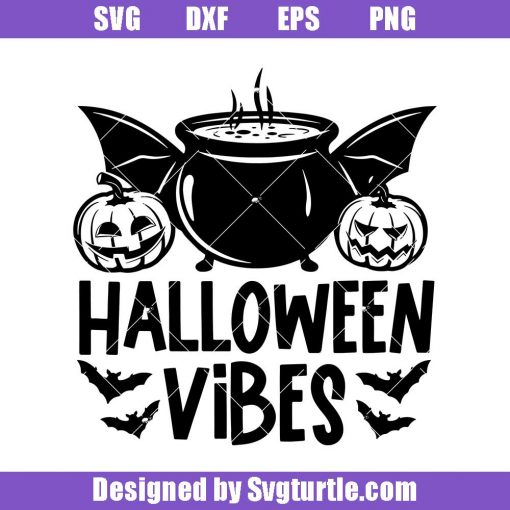 Halloween-vibes-svg,-halloween-funny-saying-svg,-spooky-svg