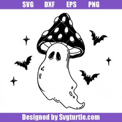 Here For The Boos Svg, Booshroom Svg, Cute Ghost Svg