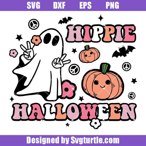 Hippie Halloween Svg