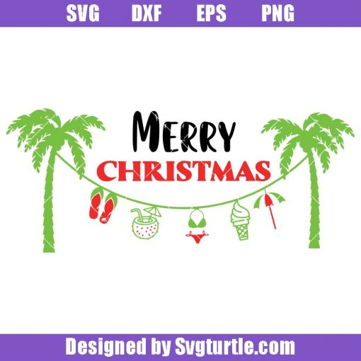 Merry Christmas In July Svg