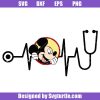 Mickey-mouse-heartbeat-svg,-minnie-mouse-stethoscope-svg