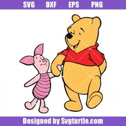 Pooh And Piglet Best Friend Svg