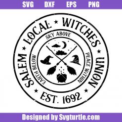 Salem Local Witches Union Svg, Salem Witch Svg, Broom Witches Svg