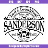 Sanderson Bed and Breakfast Svg