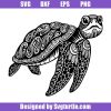 Sea Turtle Mandala Svg