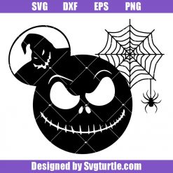 Spooky Mickey Halloween Svg, Boogie Man Svg, Spider Svg