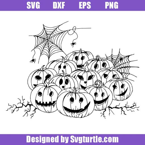 Spooky-pumpkin-faces-svg,-pumpkin-halloween-svg,-pumpkin-lights-svg