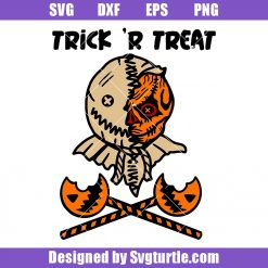 Spooky Pumpkin Mask Svg, Trick or Treat Sam Svg, Sam Svg