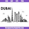 Arab emirates skyline svg