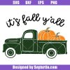 Autumn Pumpkin Truck Svg