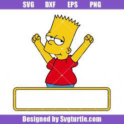 Bart Simpson Birthday Svg