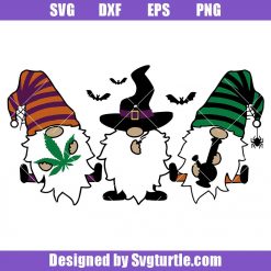 Cannabis Halloween Gnomes Svg, Gnomes 420 Svg, Weed Svg