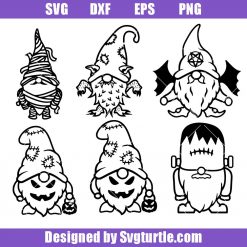 Cute gnome witch Svg