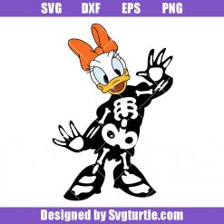 Daisy Duck Custume Svg, Daisy Duck Halloween Masquerade svg