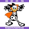 Donald Duck Custume Svg