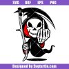 Grim Reaper with Scythe Svg