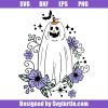 Halloween-cute-ghost-svg,-floral-ghost-svg,-cute-ghost-svg