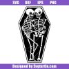 Halloween love skeleton couple svg