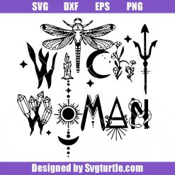 Halloween Witchy Woman Svg, Magic Woman Svg, Witchy Svg
