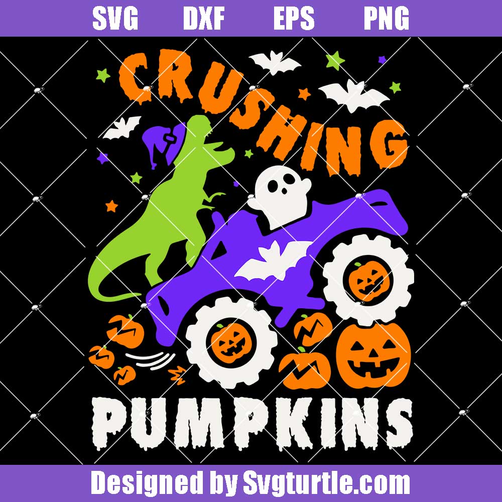 Pumpkin-truck-svg,-halloween-boy-svg,-crushing-pumpkins-svg Pumpkin Truck SVG