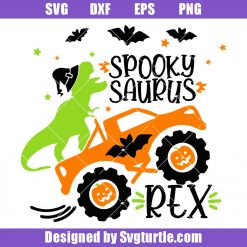 Spooky saurus rex svg