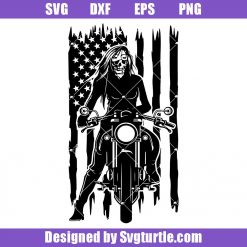 US Girl Motorbike Svg, Pretty Lady Rider Svg, Extreme Sport Svg