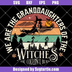 We Are The Granddaughters Of The Witches You Couldn't Burn Svg