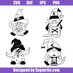 Witch-gnomes-bundle,-autumn-gnomes-svg,-nordic-gnome-svg