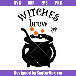 Witches Brew Svg, Cute Halloween Svg, Halloween Party Svg