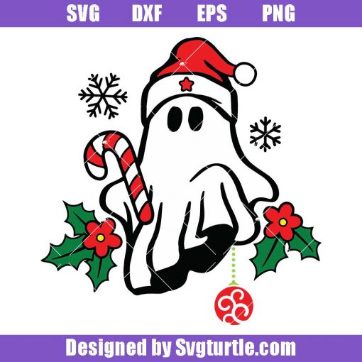 Christmas ghost cute svg