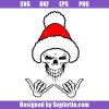 Christmas skull humor svg