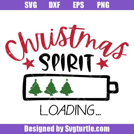 Christmas-spirit-loading-svg,-christmas-sign-svg,-xmas-svg
