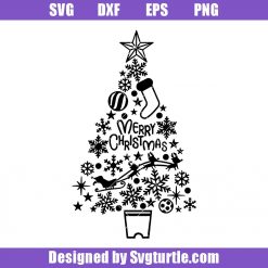 Cute-xmas-tree-svg,-merry-christmas-tree-ornaments-svg