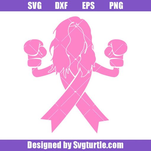 Pink-boxing-girl-fight-cancer-svg,-cancer-support-team-svg