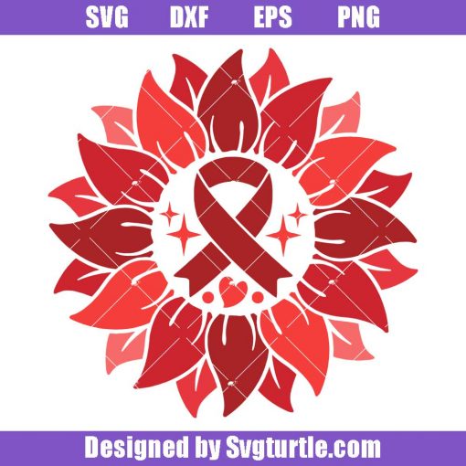 Red-ribbon-week-svg,-red-sunflower-svg,-no-to-drugs-svg