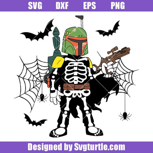 The-mandalorian-halloween-svg,-halloween-costumes-svg,-skeleton-svg