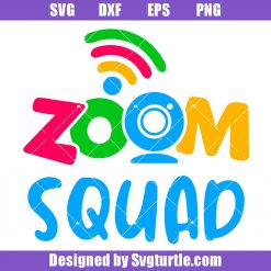 Virtual School Svg, Zoom Squad Svg, Distance Learning Svg