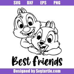Best Friends Chip and Dale Svg