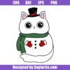 Christmas-snowman-cat-svg,-christmas-cat-in-snowman-costume-svg