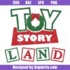Christmas Toy Story Land Svg
