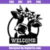 Cow Welcome Sign Svg