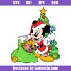 Disney Mickey Santa Claus Christmas Svg